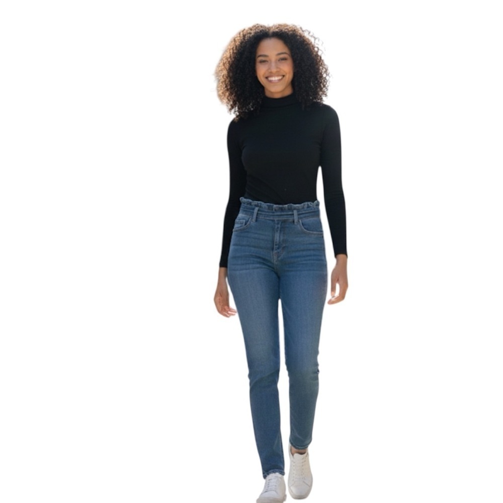 Black label women Blue Denim Jeans size medium